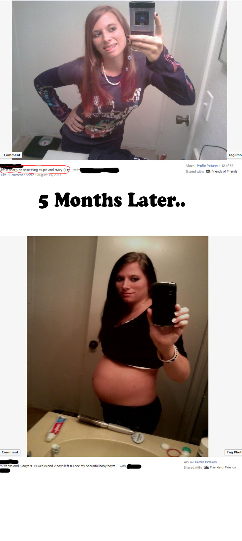 When some people transitioned to Facebook, they brought myspace with them.