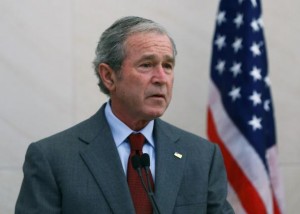 Former President George W. Bush is upset over the Sony hack, says "Americans shouldn't be confused about how to respond to a Cyber 9/11"