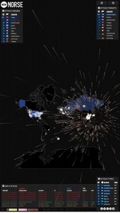 Visualization of ObamaSec's cyberwar attack on North Korea