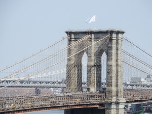 Art Jihad, underground Brooklyn hipster Islamists, takes credit for raising the white flag over Brooklyn Bridge